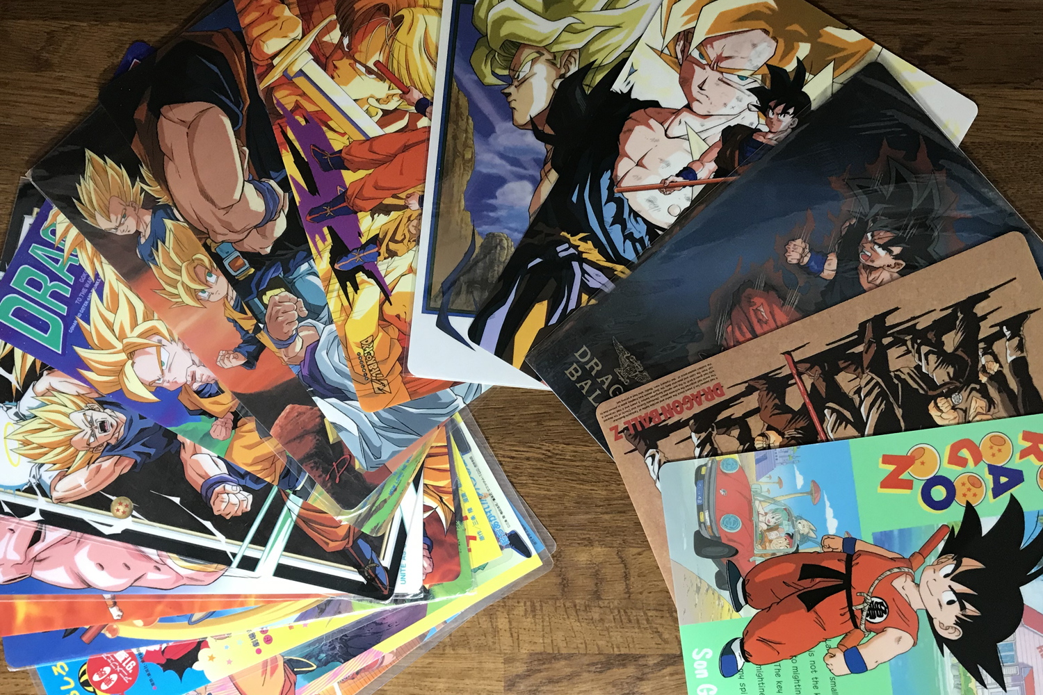 ドラゴンボール昔文房具 約20年前以上のかっこいいイラストの下敷きを