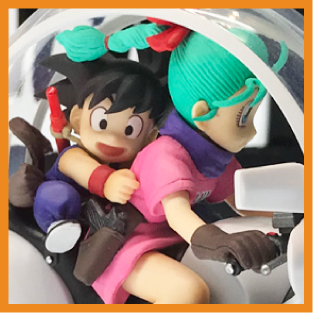 ◎ ドラゴンボール デスクトップリアルマッコイ 06 孫悟空&ブルマ　フィギュア 06 孫悟空＆ブルマ｜商品情報｜メガホビ MEGA HOBBY STATION
