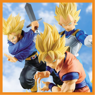 ドラゴンボール　超造集　三大超サイヤ人　孫悟空　ベジータ　トランクス　フィギュア Absolute Perfection Figure】3大超サイヤ人！孫悟空&ベジータ