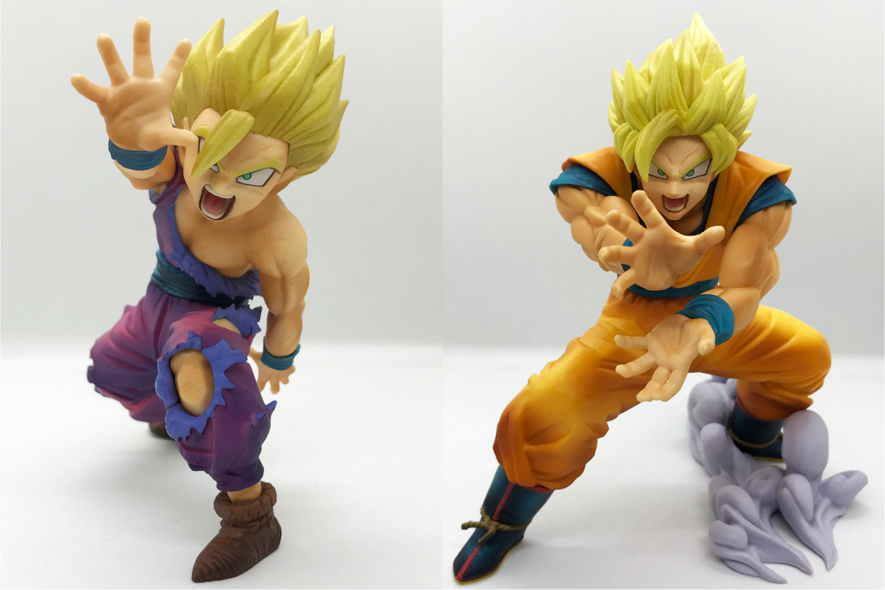 ドラゴンボール フィギュア 造形神化 劇的親子かめはめ波 リペイント ...