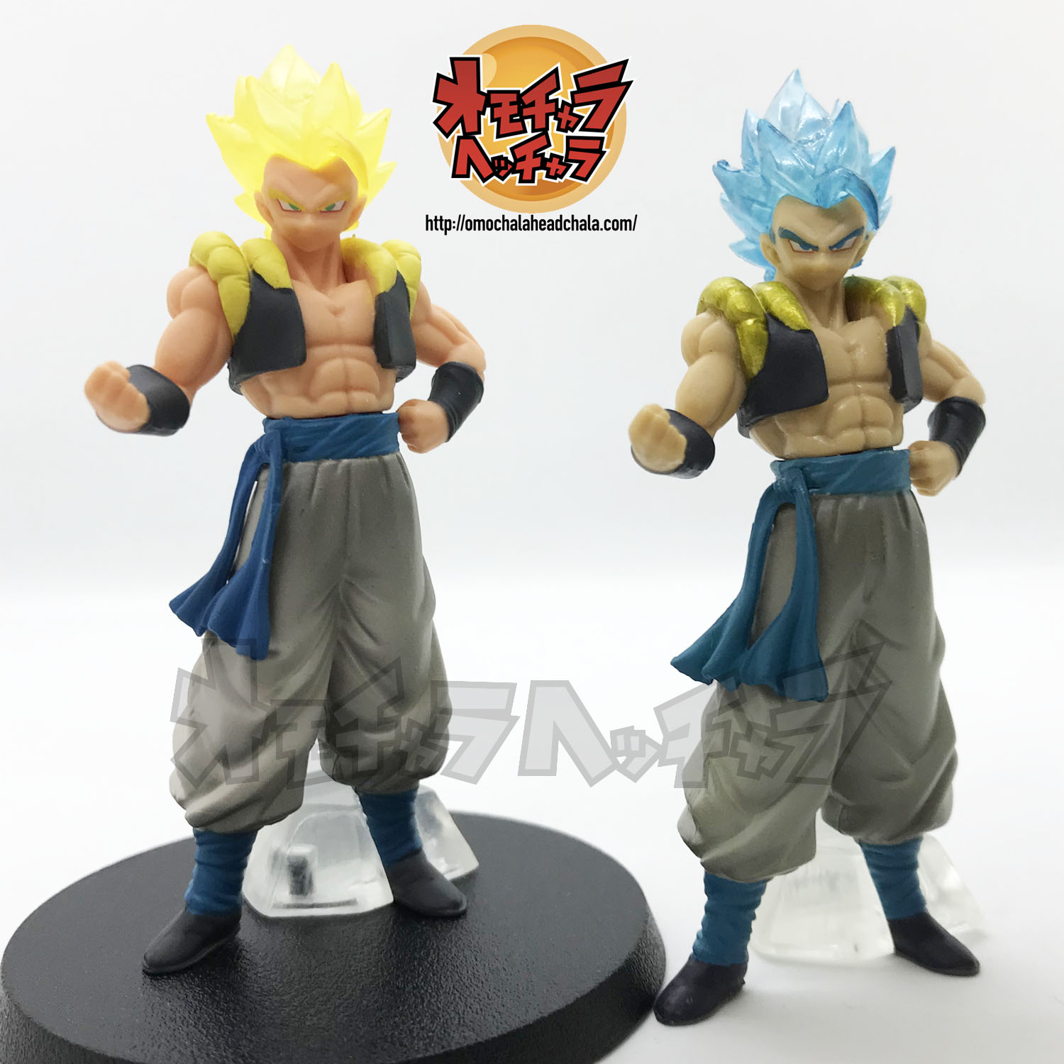 ドラゴンボールフィギュアレビューブログのHG 映画ドラゴンボール超　悟空！ベジータ！フュージョンセットのSS(超サイヤ人)ゴジータ