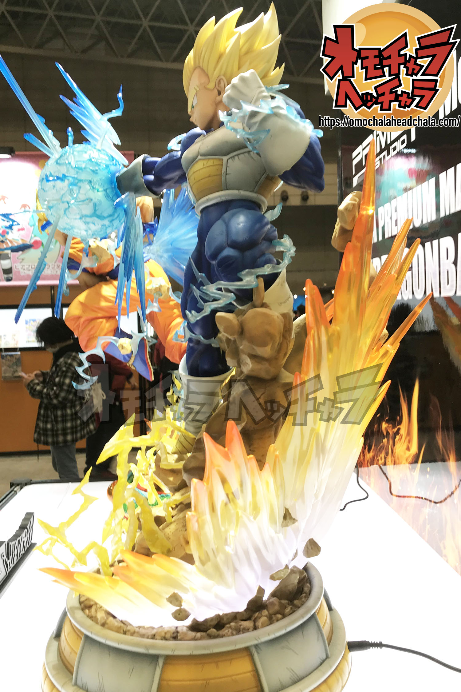 ドラゴンボールフィギュアレビューブログのPrime1Studio(プライムワンスタジオ)×MegaHouse(メガハウス)「ドラゴンボールZ」ベジータ“超サイヤ人”DX版 メガプレミアムマスターライン