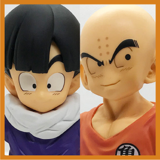 BANDAI - 【一番くじ】クリリン＆孫悟飯 ラストワン賞 一番くじ ドラゴンボール STRONG CHAINS！！ ラストワン賞